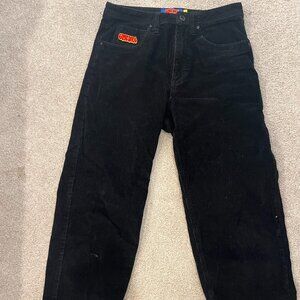 Empyre Relax Tapered Black Corduroy Skate Pants